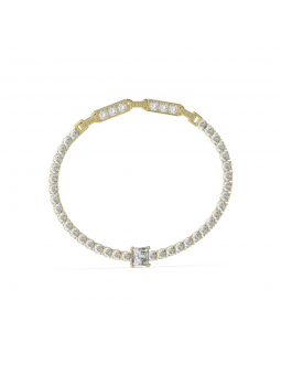 Guess - Bracelet acier doré maille tennis - Réf JUBB04219JWYG