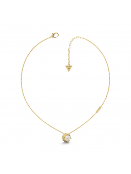 Guess - Collier acier rhodié doré - Réf JUBN01190JWYG