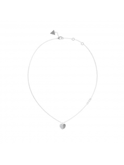 Guess - Collier acier et oxyde de zirconium - Réf JUBN03035JWRH
