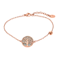 Lotus Style - Bracelet arbre de vie - Acier doré rose - Réf LS2225-2/2