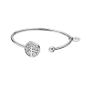 Lotus Style - Bracelet Jonc ouvert arbre de vie - Acier Argenté - Réf LS2225-2/3