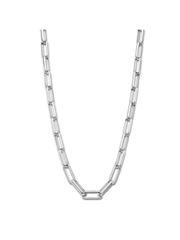 Lotus Style - Collier mailles  - Acier Argenté - Réf LS2230-1/1