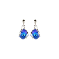 Marazzini - Boucles d'oreilles métal doré, cristal bleu - Réf RHMINBDOE1