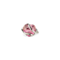 Marazzini - Bague métal rhodié, coeurs cristal rose - Réf RHSCOFURSW