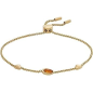 Skagen - Bracelet chaîne Duo pierre et acier doré - Réf SKJ1738710