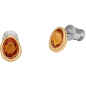 Skagen - Boucles d'oreilles Duo pierres et acier bicolore - Réf SKJ1739710