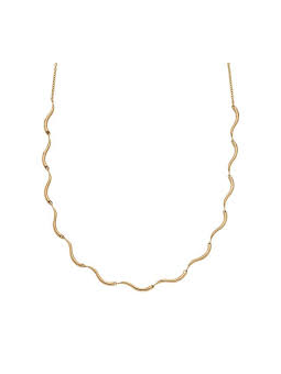 Skagen - Collier vague acier doré - Réf SKJ1746710