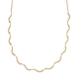 Skagen - Collier vague acier doré - Réf SKJ1746710