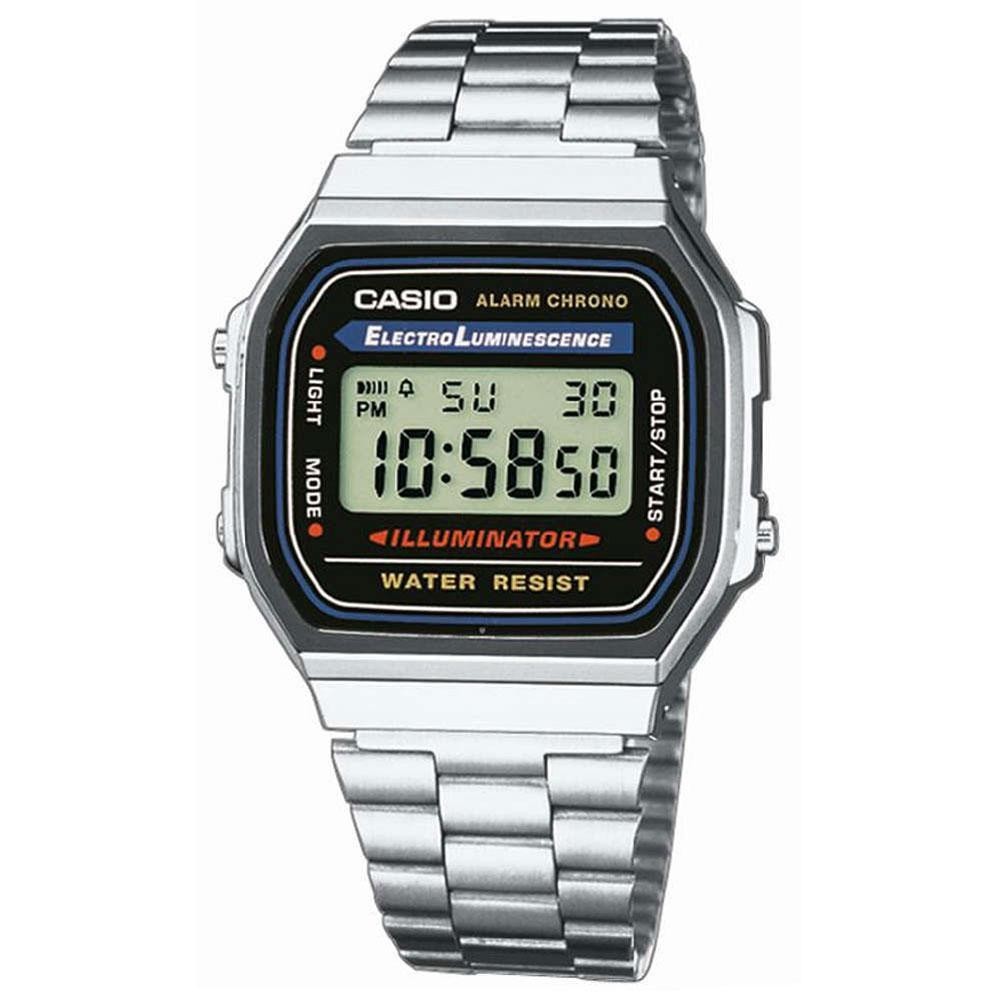 Montre Mixte CASIO Vintage Acier Gris - A168WA-1YES