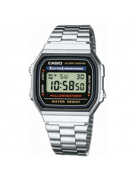 Montre Mixte CASIO Vintage Acier Gris - A168WA-1YES