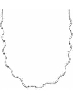 Skagen - Collier vague acier - Réf SKJ1795040