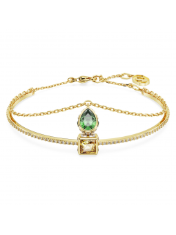 Swarovski - Bracelet en acier jaune cristal - Ref 5662924