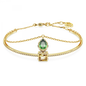 Swarovski - Bracelet en acier jaune cristal - Ref 5662924