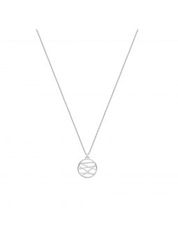 Les Georgettes - Pendentif Petale metal jaune 25mm - Ref 70318791908000