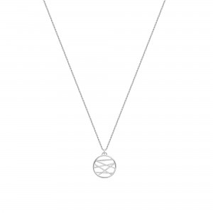 Les Georgettes - Pendentif Petale metal jaune 25mm - Ref 70318791908000