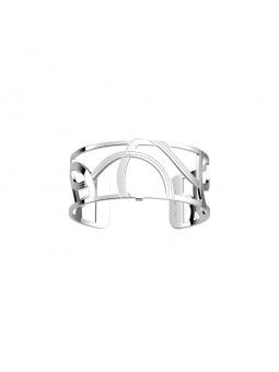 Les Georgettes - Bracelet Enlacement métal gris 25mm - Ref 70391261600000