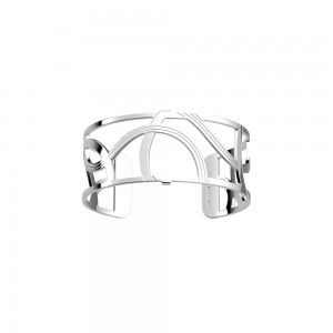 Les Georgettes - Bracelet Enlacement métal gris 25mm - Ref 70391261600000