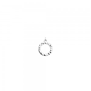Les Georgettes - Pendentif pure martelee metal gris - Ref 70394651600000