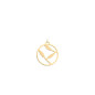 Les Georgettes - Pendentif epis ble métal jaune 25mm - Ref 70398461900000