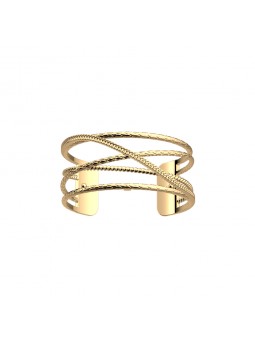 Les Georgettes - Bracelet Swing métal jaune 25mm  - Ref 70405190100000