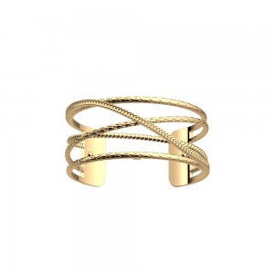Les Georgettes - Bracelet Swing métal jaune 25mm  - Ref 70405190100000