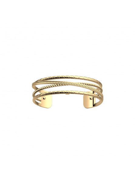 Les Georgettes - Bracelent Swing métal jaune 14mm - Ref 70411660100000