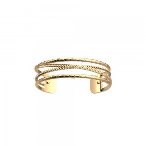 Les Georgettes - Bracelent Swing métal jaune 14mm - Ref 70411660100000