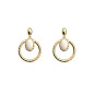 Les Georgettes - Boucles d'oreilles Georgette Doré Brillant Gris - Ref 70412951908000