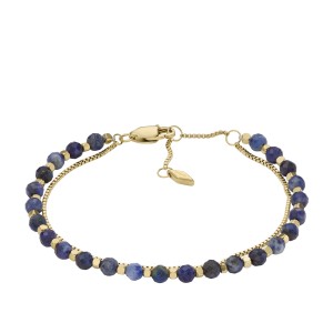 Fossil Bijoux - Bracelet all stacked up lapis lazuli - Ref JF04540710
