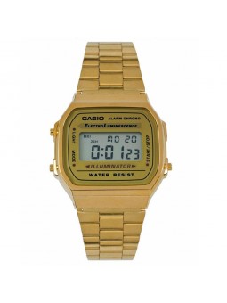 Montre Mixte CASIO Vintage en Acier Dorée - A168WG-9EF