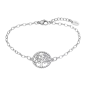 Lotus Bijoux - Bracelet Style acier argenté arbre de vie oxyde de zirconium - Ref LS2194-2/1