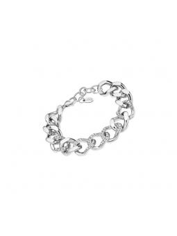 Lotus Bijoux - Bracelet Style acier argenté céramique bicolore - Ref LS2252-2/1