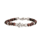 Officina - Bracelet en acier oeil de taureau bicolore - Ref OI003