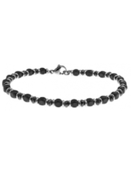 Officina - Bracelet en acier noir - Ref OI153