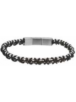 Officina - Bracelet en acier  noir  - Ref OI155