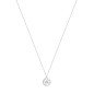 Les Georgettes - Collier Les Précieuses pétales metal gris - Ref 70318751608000