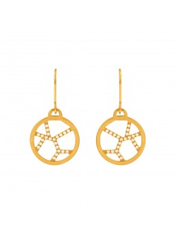 Les Georgettes - Boucles D'oreilles Les Précieuses jaune - Ref 70326291908000