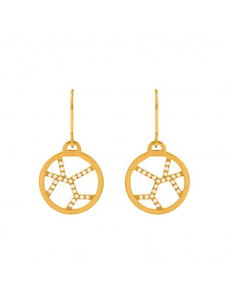 Les Georgettes - Boucles D'oreilles Les Précieuses jaune - Ref 70326291908000
