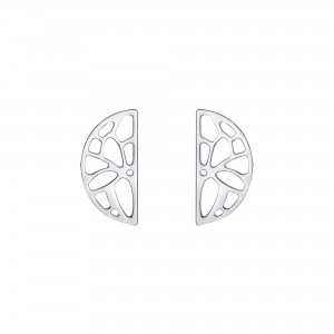 Les Georgettes - Boucles d'Oreilles Laiton Argenté - Ref 70331091600000