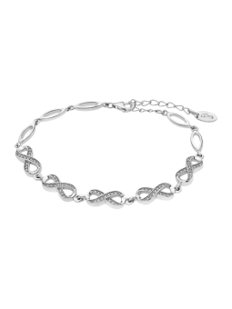 Lotus - Bracelet infini métal gris - Ref LP1871-2/1