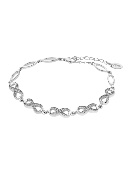 Lotus - Bracelet infini métal gris - Ref LP1871-2/1