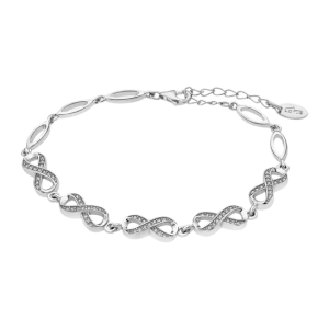 Lotus - Bracelet infini métal gris - Ref LP1871-2/1