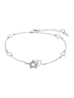Lotus - Bracelet étoile métal gris  - Ref LP3177-2/1