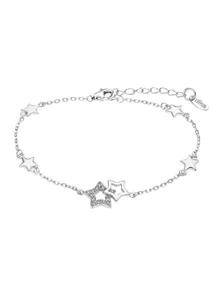 Lotus - Bracelet étoile métal gris  - Ref LP3177-2/1