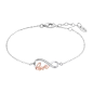 Lotus - Bracelet bicolore love infini  - Ref LP3214-2/1