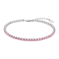 Lotus - Bracelet métal gris pierre rose  - Ref LP3452-2/2