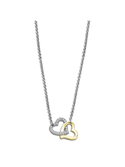Lotus - Collier Coeur Lotus Style Woman's Heart Acier - Ref LS2117-1/1