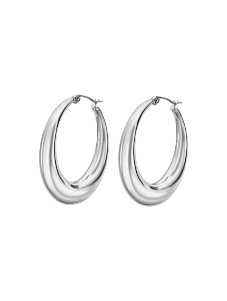 Lotus - Boucles d'oreilles acier gris  - Ref LS2177-4/1