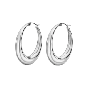 Lotus - Boucles d'oreilles acier gris  - Ref LS2177-4/1