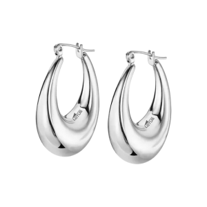 Lotus - Boucles d'oreilles style urban acier gris - Ref LS2349-4/1